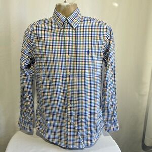Polo Ralph Lauren Classic Performance Multicolor Gingham Shirt Men's Sz M